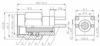Conector RF SMA-JE de Alto Rendimiento, Material de Latón Chapado en Oro, Conector SMA Macho para PCB