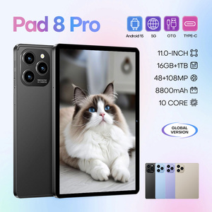 2025 mới 11-inch Android 15 Máy tính bảng PC Pad 8 siêu 10-core 5G 16GB + 1TB 8800mAh Rockchip xử lý 3G chuyên nghiệp 5g trẻ em - Product Image 2