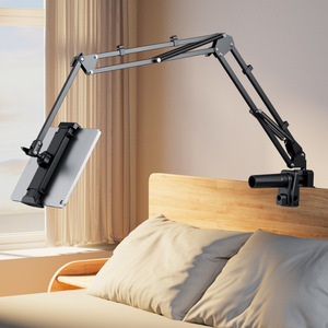 Hot Metal Portable Universal Cell Flexible Brazo largo Soporte para teléfono móvil Cama perezosa Soporte de escritorio para teléfono <span class=keywords><strong>celular</strong></span> Largo - Product Image 6