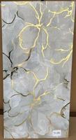 Panel Dinding UDK Elegan Motif Marmer dan Foil Emas, Perekat Tempel Sendiri, Tahan Air, Bahan PVC untuk Ruang Tamu dan Dapur
