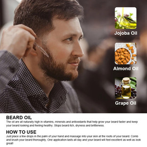 Kit de aseo de barba personalizado, peine de aceite de barba, Kit de barba de estilo de moda, conjunto de regalo para hombres - Product Image 4