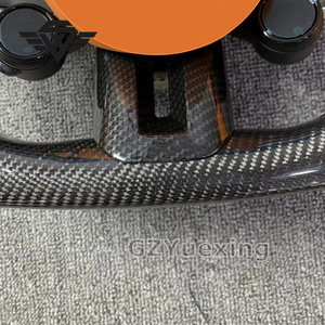 Personnalisez le <span class=keywords><strong>volant</strong></span> en fibre de carbone et en cuir orange pour <span class=keywords><strong>Mercedes</strong></span> Benz W205 W218 W212 W213 W463 X164 X204 - Product Image 5