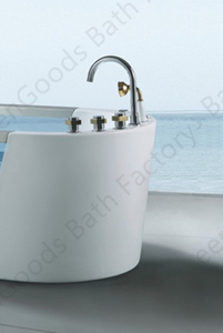 Baignoire à remous moderne CE Foshan pour une personne, en acrylique, avec jets de massage, <span class=keywords><strong>spa</strong></span>, baignoire à remous, oreiller en silicone écologique - Product Image 3