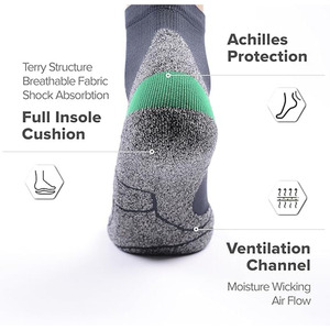 OEM Anti Blister Cushioned Athletic <strong>Compression</strong> <strong>Socks</strong> <strong>Running</strong> <strong>Socks</strong> for Women Men - Product Image 3