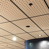 Panneaux de plafond acoustiques suspendus en aluminium écologiques, insonorisants, décoratifs 3D, en métal, pour immeubles de bureaux