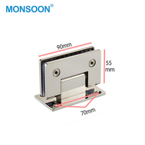<span class=keywords><strong>Bisagra</strong></span> de puerta de <span class=keywords><strong>vidrio</strong></span> de <span class=keywords><strong>180</strong></span> <span class=keywords><strong>grados</strong></span> de acero inoxidable cromado <span class=keywords><strong>Bisagra</strong></span> de ducha de estilo moderno para baño para instalación de pared <span class=keywords><strong>a</strong></span> <span class=keywords><strong>vidrio</strong></span> - Product Image 4