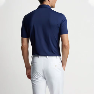 เสื้อโปโลสำหรับกีฬา โบว์ลิ่ง กอล์ฟ  ผ้าโพลีเอสเตอร์ผสมสแปนเด็กซ์ คุณภาพสูง ปักโลโก้ตามแบบ OEM ได้ - Product Image 6