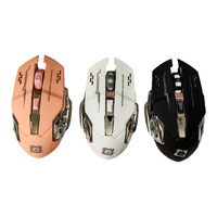 Souris de jeu photoélectrique sans fil auto-rechargeable USB/2.4G, nouvelle souris de compétition électrique Hot Wheels, fournie par l'usine Guangdong Wankang