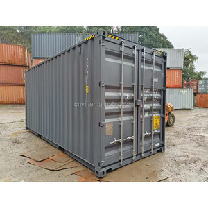 Conteneur sec High Cube d'occasion en acier Corten de 20 pieds avec plancher en aluminium à barres en T, capacité de 37,1 m³, certifié ISO9001, à vendre - Product Image 2