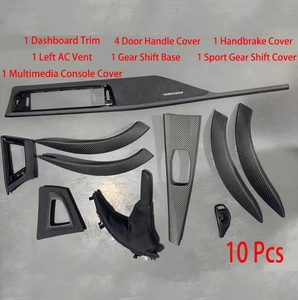 Set 7 pezzi accessori per auto sportive Abs decorazione interni rifiniture per cruscotto porta per BMW 3 4 serie F30 F31 F34 <span class=keywords><strong>F36</strong></span> - Product Image 1