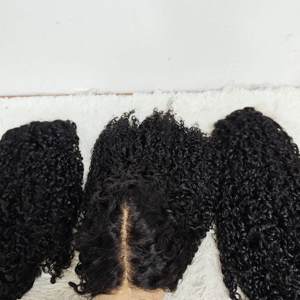 Promoción Letsfly: Pelucas Pixie Rizadas sin Pegamento de 56$ con Cierre de Encaje SDD 5x5, Cabello Virgen Natural de 14-24 Pulgadas, 100% Cabello Humano, Venta al Por Mayor - Product Image 5