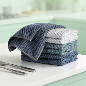 3D Pearl Texture <b>Kitchen</b> Dish <b>Cloth</b> Premium Fast-drying microfiber material Extremely absorbent Household Cleaning <b>Cloth</b> - Product Image 1