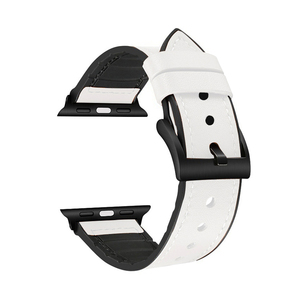 Correa de reloj híbrida de cuero CM TPU Los más vendidos <span class=keywords><strong>Correas</strong></span> de reloj de cuero genuino Banda de bucle para <span class=keywords><strong>Apple</strong></span> <span class=keywords><strong>Watch</strong></span> Series <span class=keywords><strong>7</strong></span> 6 5 4 3 2 1 Se - Product Image 4