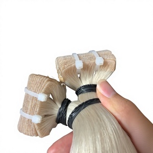 Extensions de cheveux naturels Remy blond clair non traités, alignés aux cuticules, qualité Vietnamienne, prix d'usine - Marque NASA HAIR VIETNAM - Product Image 1