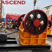 Concasseur à mâchoires 50TPH PE300x500 PE400x600 avec moteur AC pour le concassage primaire du granit, du quartz et du basalte dans les mines et carrières Ascend