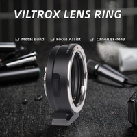 Adaptor Lensa Full Frame Logam Viltrox EF-M1 untuk Lensa EF/EF-S ke Kamera M4/3 Micro Four Thirds dengan Fokus Otomatis AF