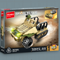 Juegos de bloques de construcción de plástico personalizables, gránulos pequeños/grandes, juguetes de construcción a escala 1:72 para niños, supervivencia, temática de guerra
