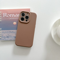 Coque en silicone d'origine avec logo personnalisé pour iPhone 16 16 pro 16 pro max 16 plus coque de téléphone en silicone liquide pour iPhone 15 pro max