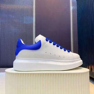 Sneakers plateforme unisexes en cuir véritable blanc, printemps automne, course à pied, marche, mode, sport, décontractées, antidérapantes, respirantes - Product Image 6