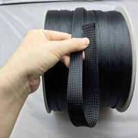 Fil monofilament 100% polyester, maille tressée, couture, finesse 0,2-0,38 mm, classe V0, ignifuge, résistant aux hautes températures