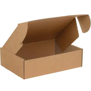 MReco 팩 50 우편물 상자 골판지 포장 크래프트 포장 상자 로얄 메일 작은 소포 우편 게시 배송 브라운