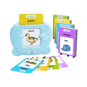 Tarjetas de Memoria Interactivas Bilingües en Portugués e Inglés con Forma de Oso, 224 Palabras, Juguete Educativo para Niños de 2 a 6 Años, Certificado CE - Product Image 5
