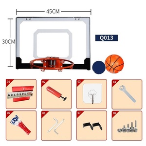 Mini Canasta de Baloncesto Interior Personalizada con Red y Aro para Niños - Product Image 5