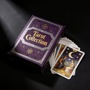 OEM ODM Yetişkin Kağıt Kartları Oyun Kartları Oyunu Ön ve Arka Baskılı <span class=keywords><strong>Tarot</strong></span> Kartları Oyunu Özel Üretim - Product Image 1