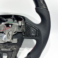 Volant en Fibre de Carbone Style Compteur de Vitesse LED pour Renault Megane RS Megane 3 Megane 4 Accessoires Intérieur Automobile
