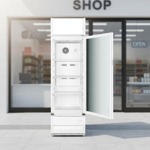 Réfrigérateur commercial vertical <span class=keywords><strong>professionnel</strong></span> à porte vitrée pour boissons, vitrine réfrigérée à porte simple pour boissons fraîches, à vendre - Product Image 6