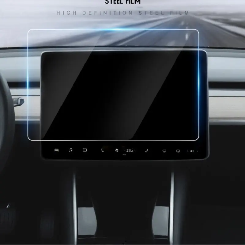 गर्म बिक्री टेस्ला कार नेविगेशन मॉडल 3 के लिए नेविगेशन स्क्रीन रक्षक विरोधी प्रतिबिंब सुरक्षात्मक संवेदनशील टच स्क्रीन कार फिल्म