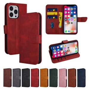 Factory Wholesale High Quality for iPhone 13 14pro Max PU Leather Phone Card <b>Holder</b> Flip Wallet Book Flip TPU Mobile Phone Case - Product Image 2