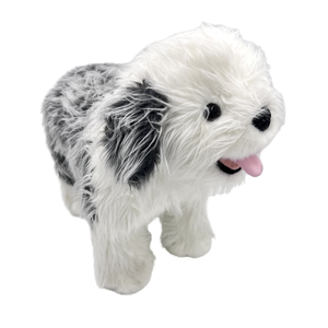 สุนัขเลี้ยงแกะแบบอังกฤษโบราณของเล่นสำหรับเด็กยัดไส้สุนัขน่ารักสั่งทำได้เหมือนจริง - Product Image 4