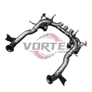 ท่อไอเสียวาล์วทรอนิกส์แบบป้องกันความร้อน Vortex Premium Stainless Steel สำหรับ Ferrari 458 Italia Spider 4.5L V8 Catback - Product Image 4