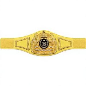 Cinturón de Campeonato de Judo, BJJ, MMA y Boxeo, al por Mayor, de Alta Calidad, Transpirable, Personalizado, Chapado, de Peso Pesado, con Correa de Cuero Genuino - Product Image 4