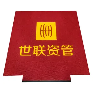 High-end Non-slip Customized Jet Printed Logo Carpet Nylon elevator floor mat Rubber Entry Mats weathertech floor mats