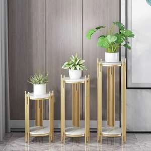 Étagère à <span class=keywords><strong>fleurs</strong></span> multicouche en marbre <span class=keywords><strong>de</strong></span> luxe nordique canapé <span class=keywords><strong>de</strong></span> salon à côté du sol quelques <span class=keywords><strong>fleurs</strong></span> quelques ornements <span class=keywords><strong>pot</strong></span> <span class=keywords><strong>de</strong></span> <span class=keywords><strong>fleurs</strong></span> <span class=keywords><strong>de</strong></span> balcon - Product Image 1