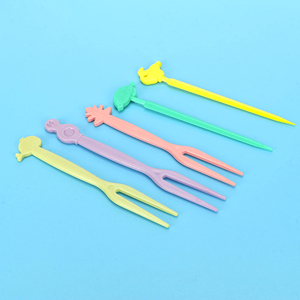 Cuchara blanca personalizada para restaurante, tenedor <span class=keywords><strong>de</strong></span> plástico transparente, naranja - Product Image 4