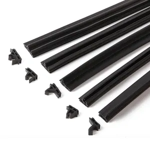 Kustom profil ekstrusi karet OEM produk profil Strip segel karet EPDM silikon cetak ekstrusi