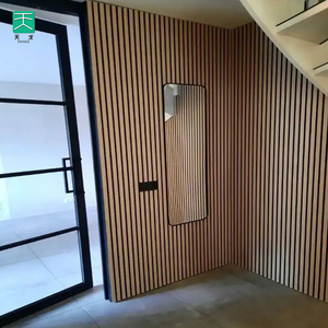 Pannello TianGe Aku pannello in <span class=keywords><strong>legno</strong></span> a lamelle in <span class=keywords><strong>legno</strong></span> <span class=keywords><strong>con</strong></span> strisce <span class=keywords><strong>di</strong></span> <span class=keywords><strong>legno</strong></span> <span class=keywords><strong>con</strong></span> supporto per animali domestici feltro per ufficio Hotel Akupanel 3D modello Design - Product Image 5