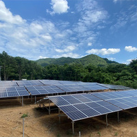 Système de montage solaire au sol KINGSOLAR à angle d'inclinaison réglable avec fondation par vis de terre CE ISO OEM Direct Usine