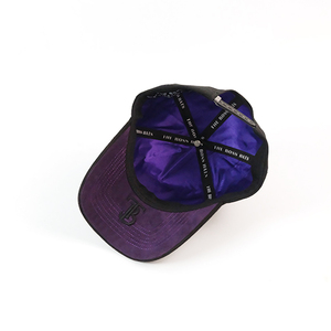 Oem ODM xu hướng <span class=keywords><strong>2025</strong></span> satin lót Mũ bóng chày G5 gorra da lộn rộng vành mũ các nhà sản xuất tùy chỉnh thêu mũ với logo - Product Image 5