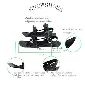 Mini patines de nieve cortos ajustables, para invierno, para nieve - Product Image 4