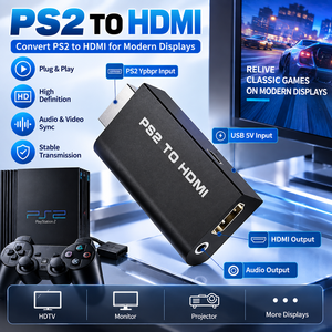 Convertidor de <span class=keywords><strong>PS2</strong></span> a <span class=keywords><strong>HDMI</strong></span>, Adaptador de Video 1080P, Adaptador <span class=keywords><strong>PS2</strong></span> <span class=keywords><strong>HDMI</strong></span> - Product Image 1