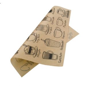 Papel de Envolver Alimentos Personalizado de 12 x 12 Pulgadas, Papel para Envolver Hamburguesas, Resistente a la Grasa - Product Image 1