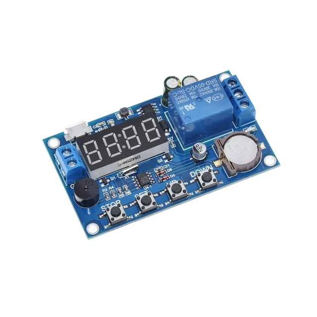 XY-BJ Real Time Timing Delay Timer Relay Module DC5-60V Switch Control Board Clock Synchronization Multiple Mode Control