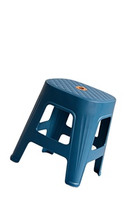 Banqueta e Puff Quadrados Empilháveis de Plástico Durável com Design Moderno para Sala de Estar e Mobiliário Doméstico - Product Image 2