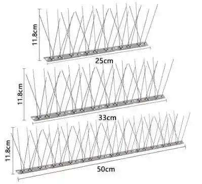 Nhà Máy bán hàng 304 thép không gỉ chim gai chống Pigeon Pest chim thấm lợp gai chim gai