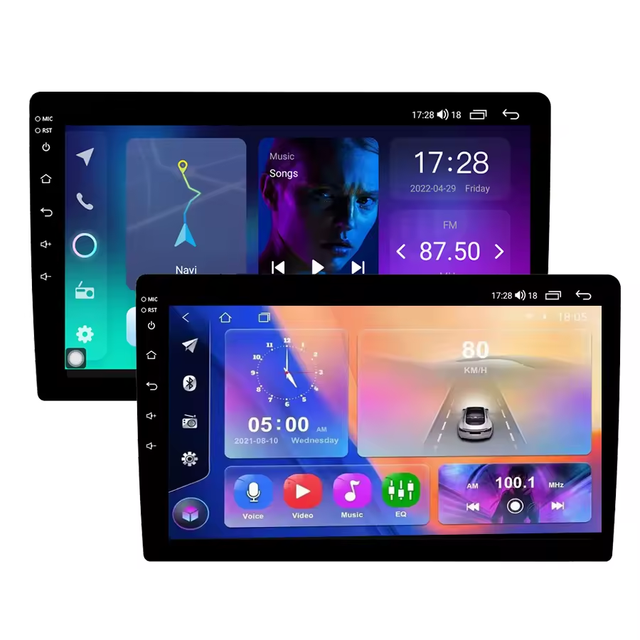 2 Din 9" 10" Android Stereo RAM 4GB 64GB ROM Bt FM Digital Signal Processor Radio Para Car Multimedia Video Car Dvd Player