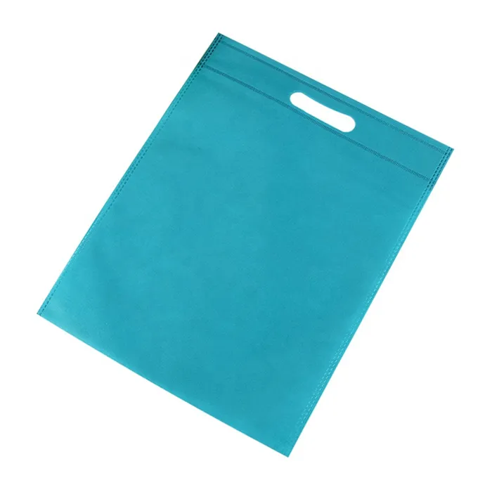 Экологичный перерабатываемый вырезанный мешок PP Spunbond, нетканый D-образный вырезанный мешок, D-образный мешок для покупок